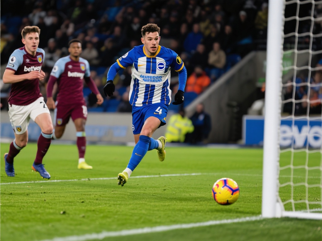 明特右路内切劲射建功，布莱顿1-0力克纽卡