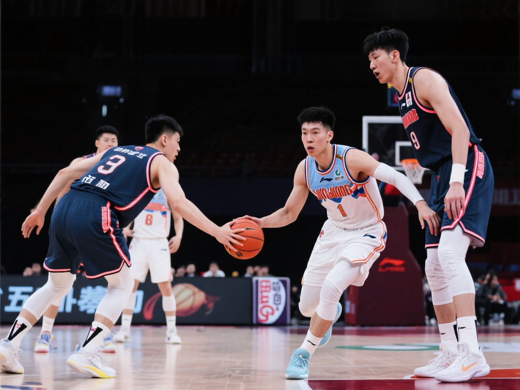 陈盈骏妙传助攻 周琦暴扣强势得分