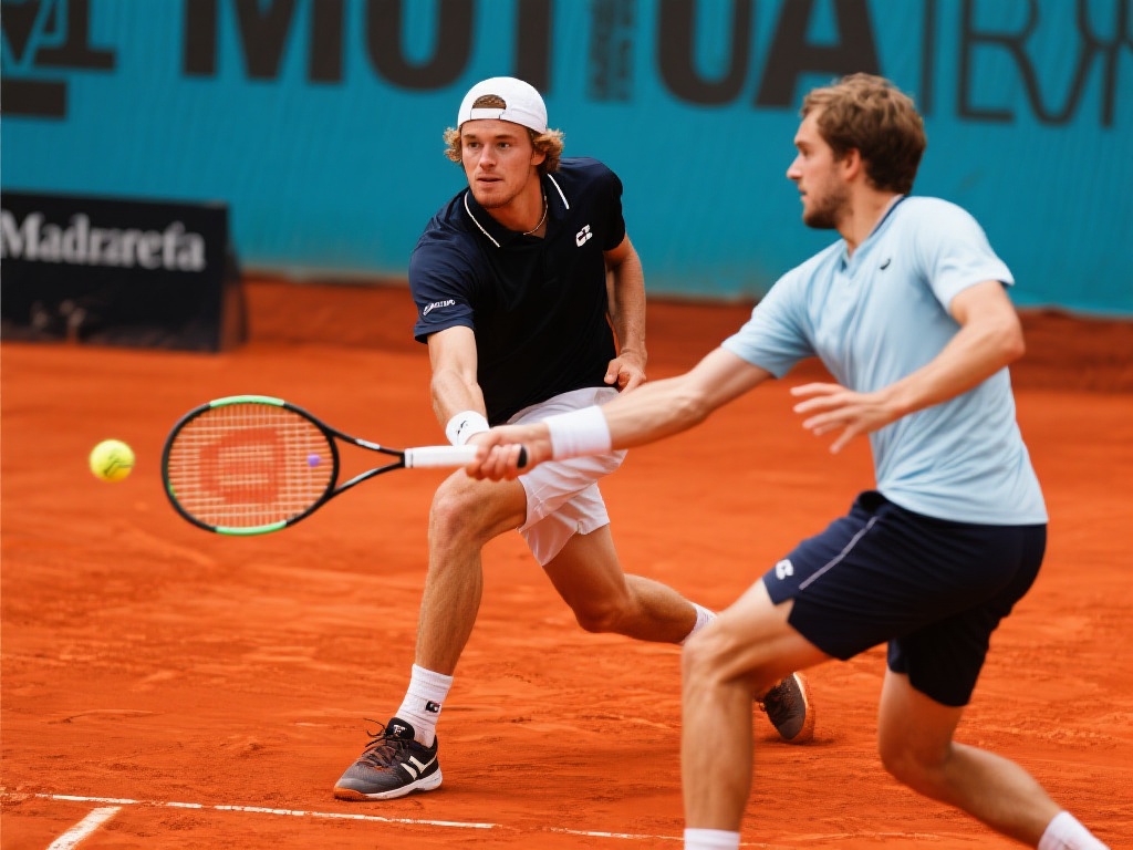 鲁德强势2-0击败梅德韦杰夫，阔别4年重返马德里大师赛半决赛