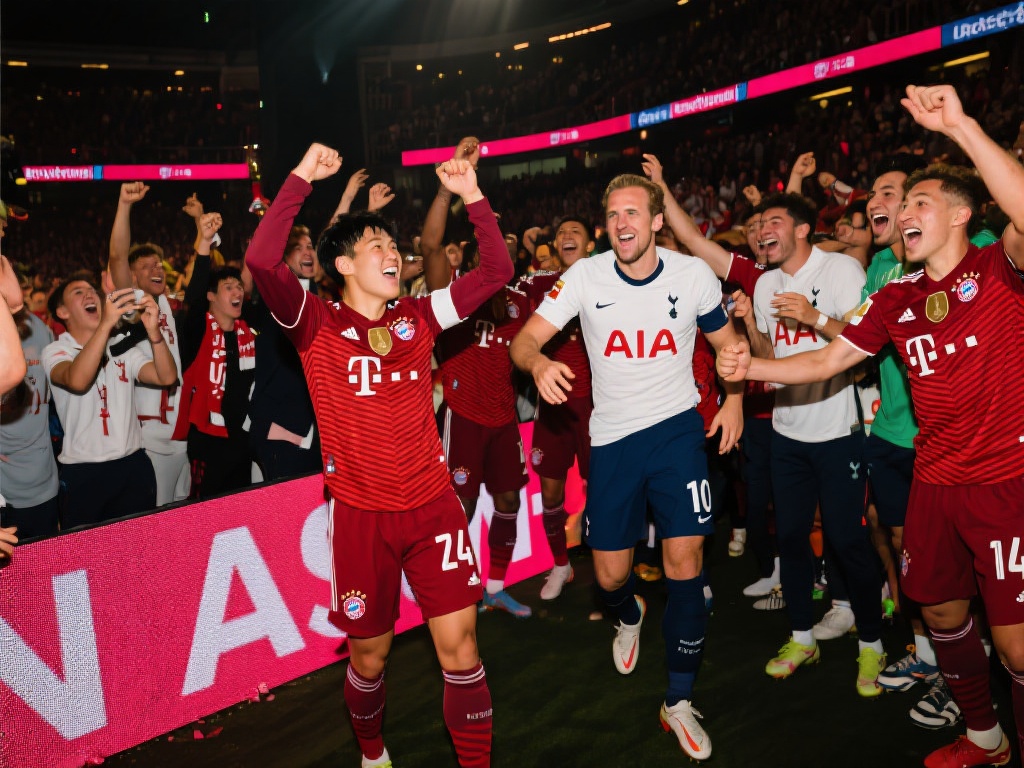 拜仁庆典揭秘：金玟哉短暂停留44分钟，凯恩压轴离场