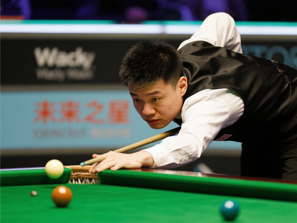 斯诺克世锦赛八强战：韦克林对阵赵心童第三局